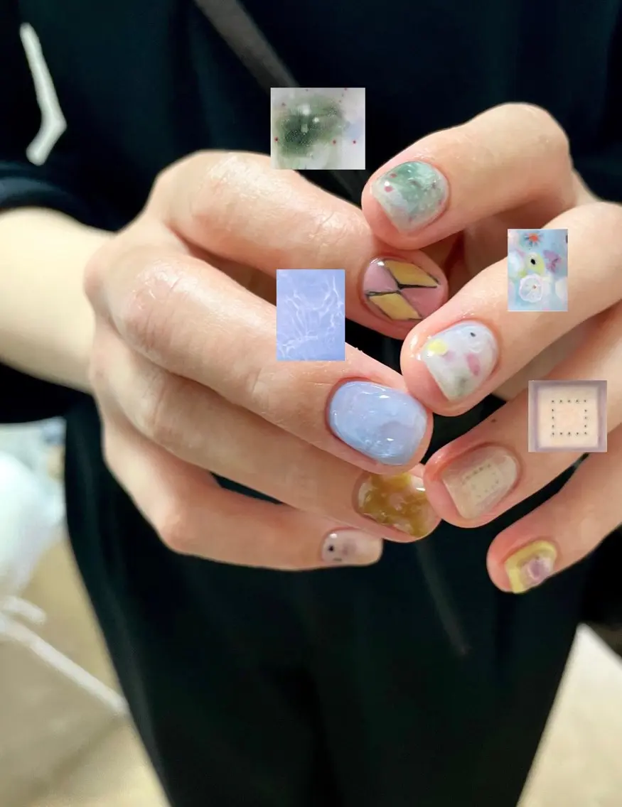 ※5.6月🌿2.3回目のご来店🏄‍♀️大好評ෆmenu【一癖art ⚫︎おまかせ】（off有/care込）の写真