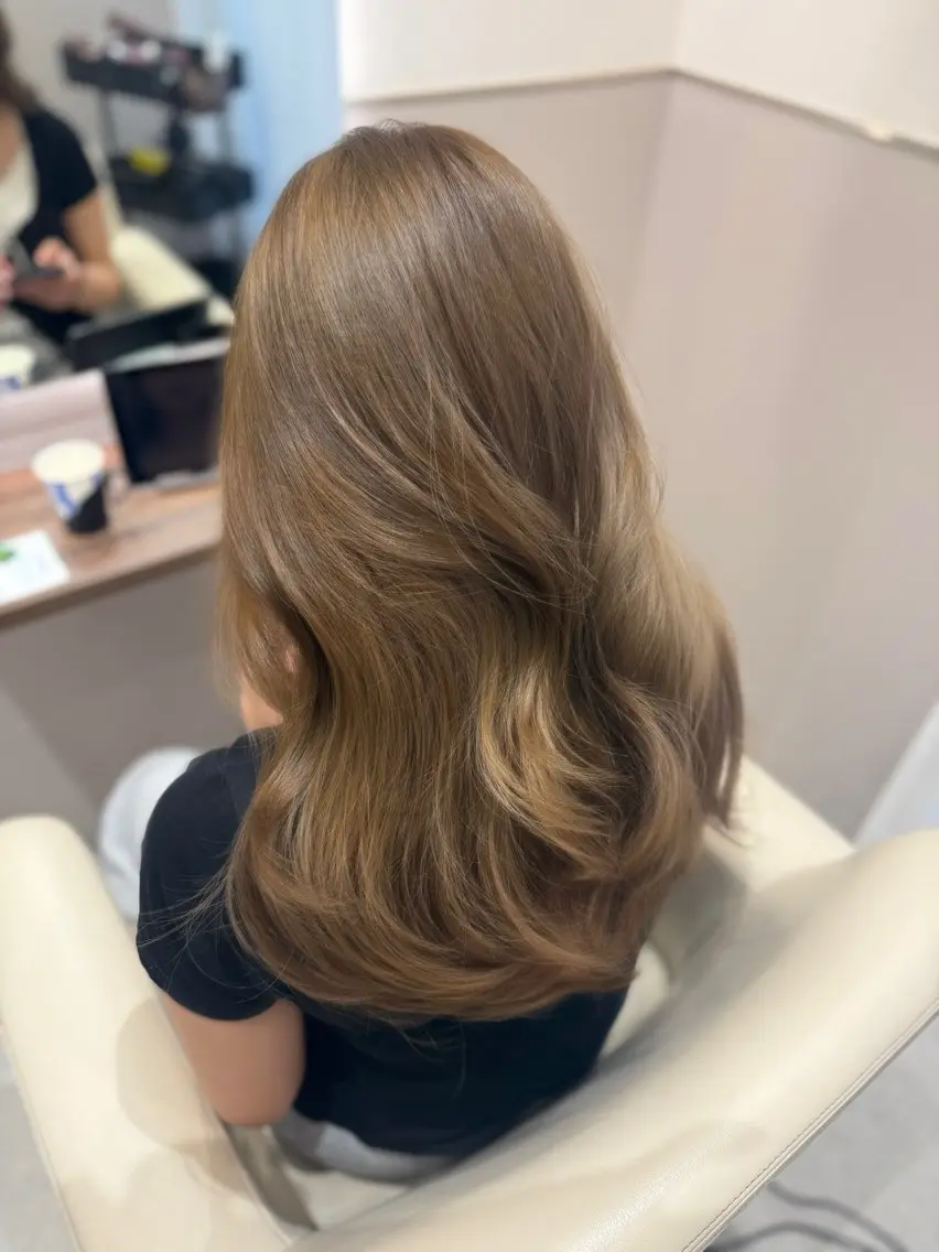 ロング カット ヘアカラー トリートメント 岡嶋乃愛/layer cut🌈南船橋のヘアスタイル