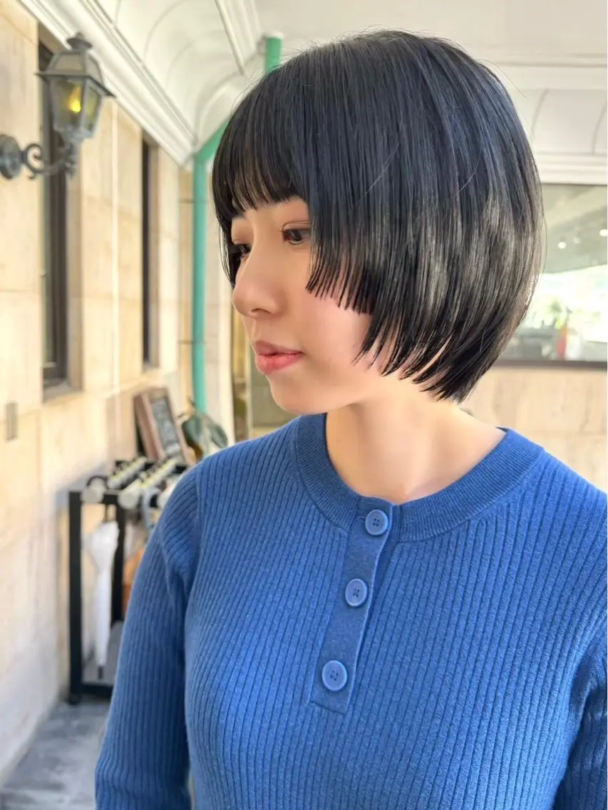 ショート ショートボブ ハンサムショート 丸みショート ボブ ショートヘア ✨️髪質改善＆艶カラ ー✨️Yudaiのヘアスタイル