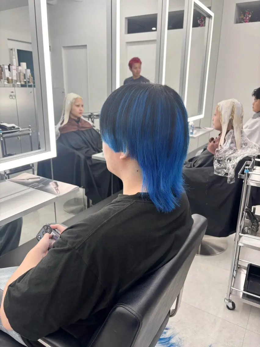 ショート カラー メンズ ヘアカラー TACE AYANOのヘアスタイル