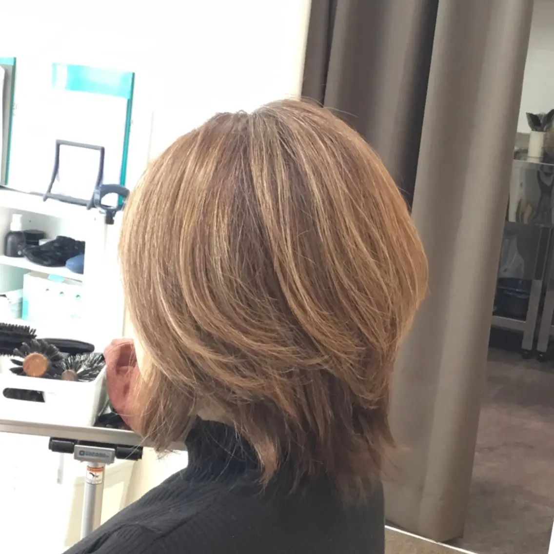 ミディアム カラー カット ヘアカラー 滝口 瑞季のヘアスタイル