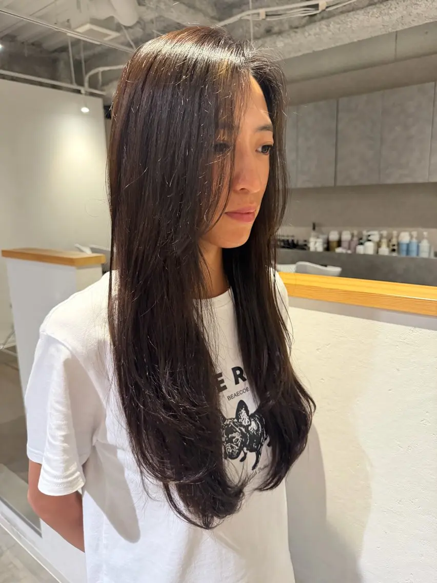 ロング カラー ヘアカラー ブリーチ/パーマ nanoのヘアスタイル