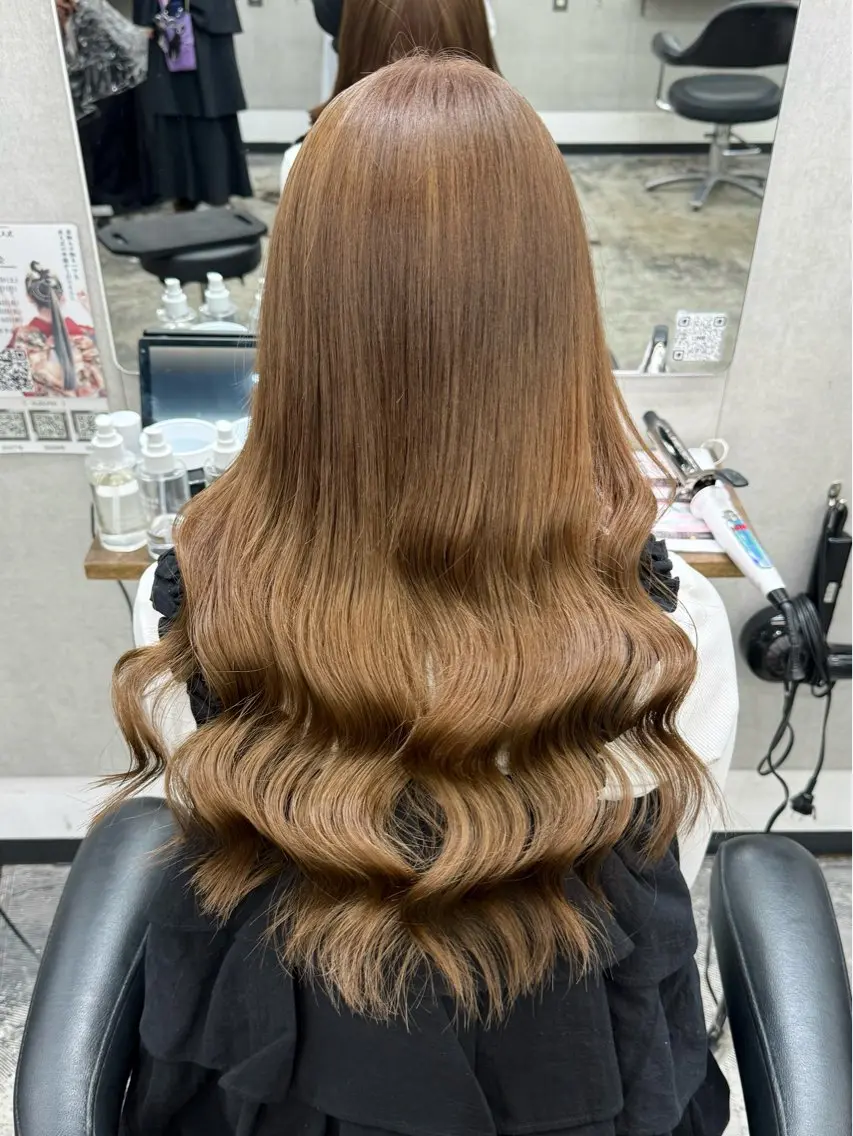 ロング カラー カット ヘアカラー 透明感艶カラー/ Hao 🎀のヘアスタイル