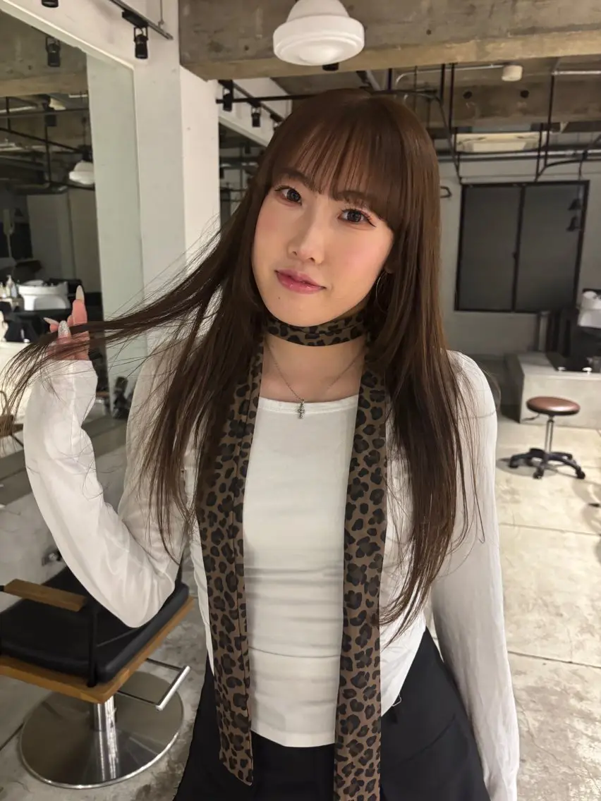 ロング カラー ヘアカラー 透明感カラー/ヘア アレンジ/あみ🎶のヘアスタイル