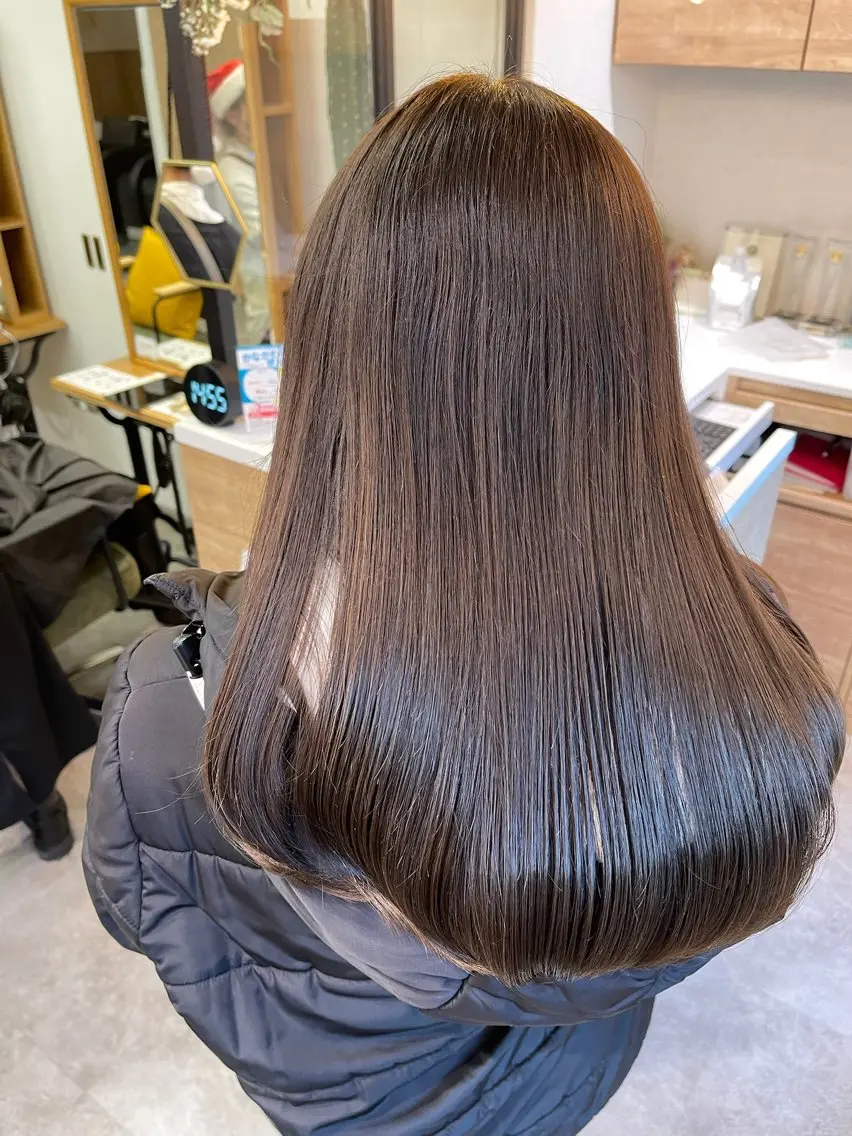 カラー ヘアカラー トリートメント 透明感カラー💎 アレンジ🩰Rimiのヘアスタイル