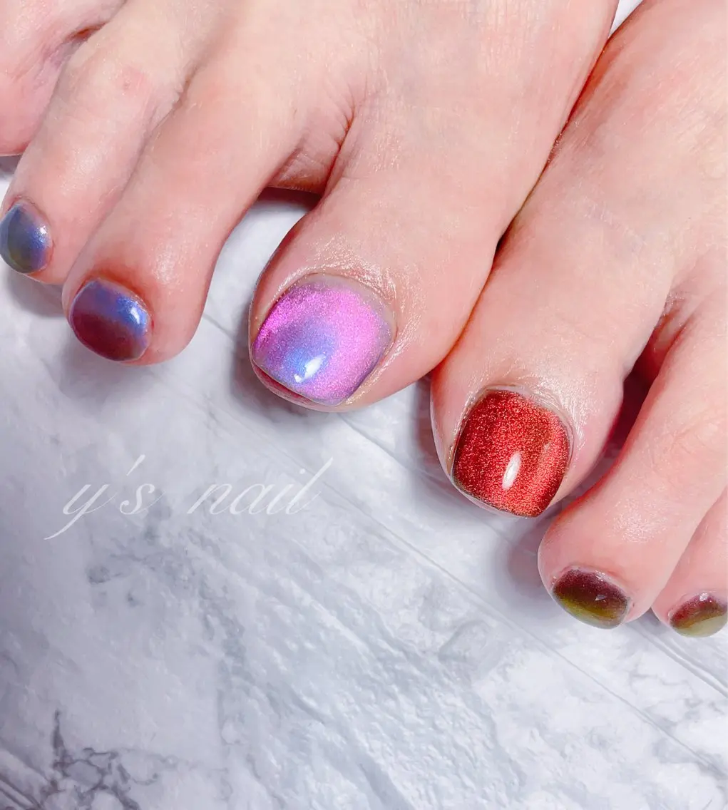 ネイル フットネイル y’s nail ✧ゆきのネイルデザイン