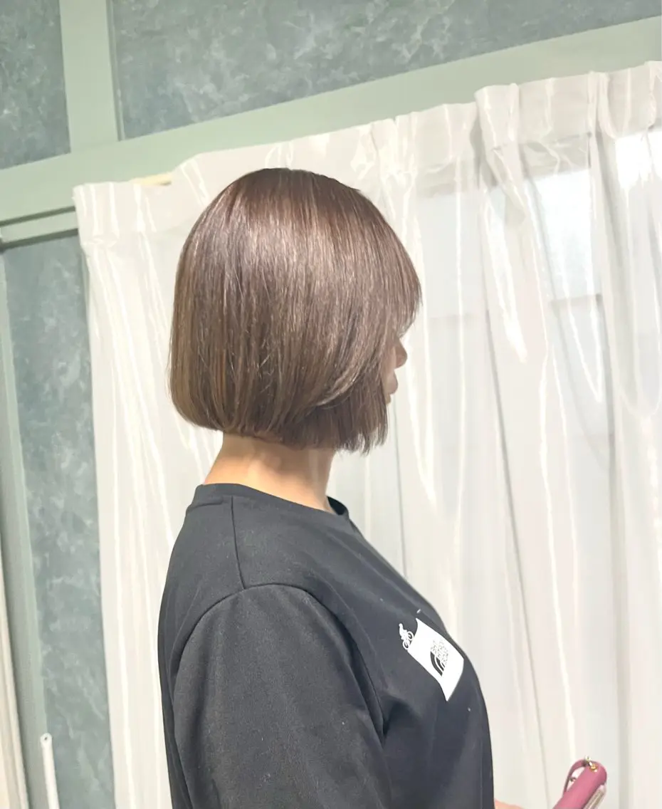 ショート カラー パーマ Amour Akala.hkのヘアスタイル