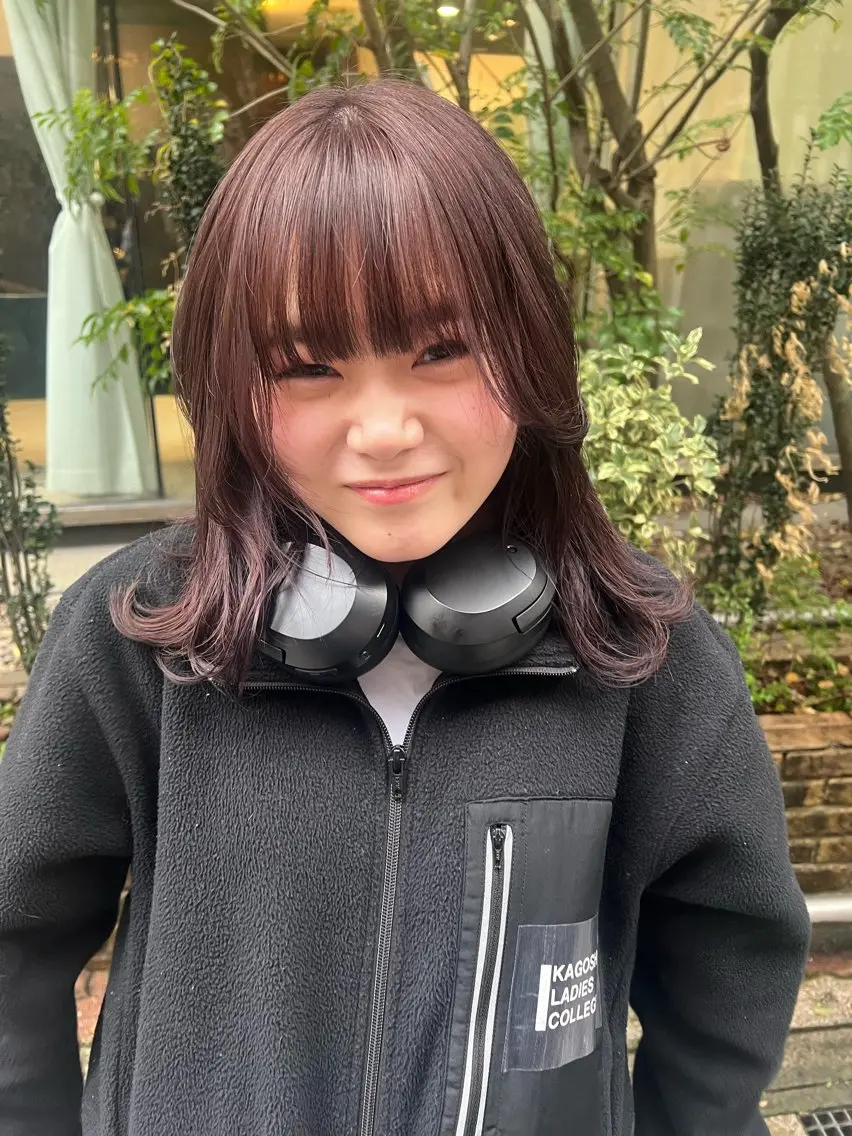 カラー ひがし のののヘアスタイル