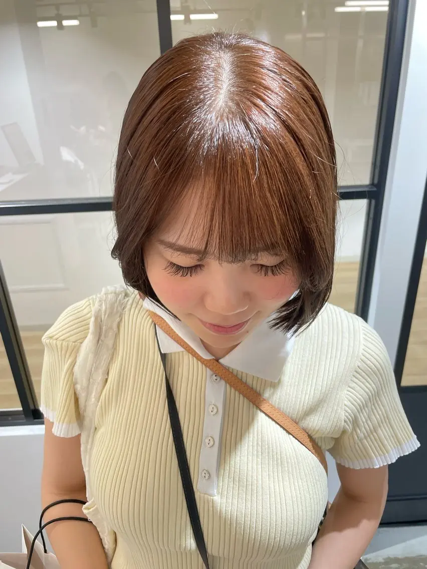 ショート カット ヘアカラー パーマ トリートメント 🎀EIGHT梅田/ haduki🎀のヘアスタイル