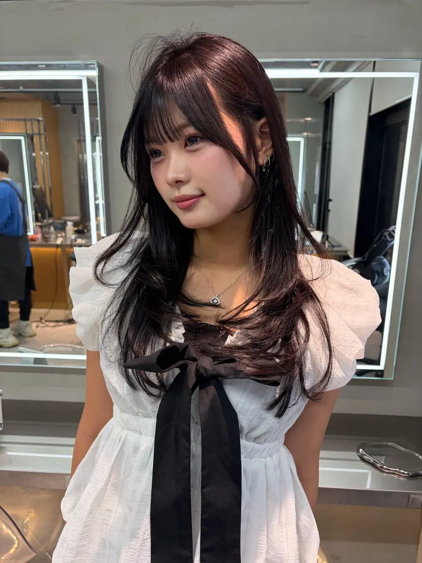 ロング ヘアアレンジ 髪質改善 縮毛矯正 【博多髪質改善】 吉村 清志のヘアスタイル