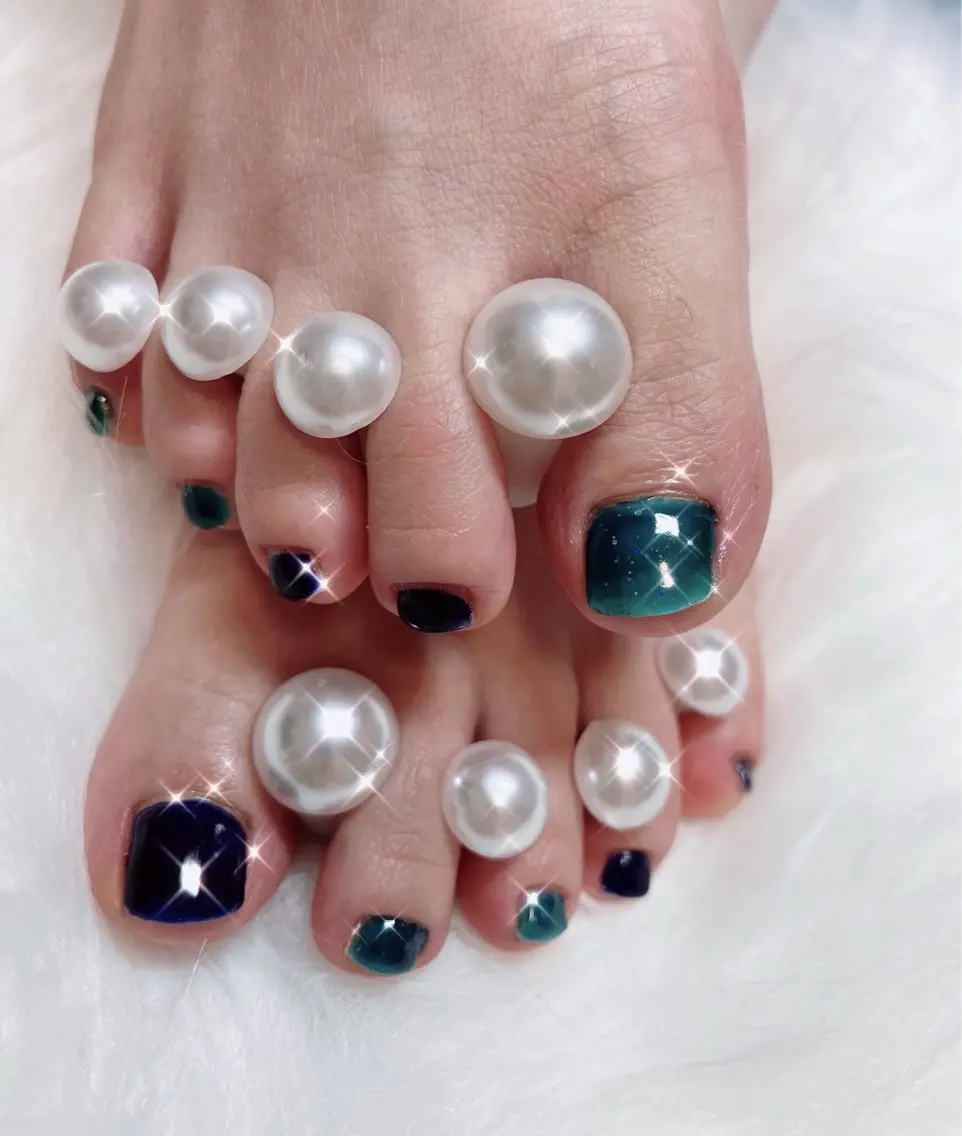 ネイル フットネイル ⭐️ saki⭐️のネイルデザイン