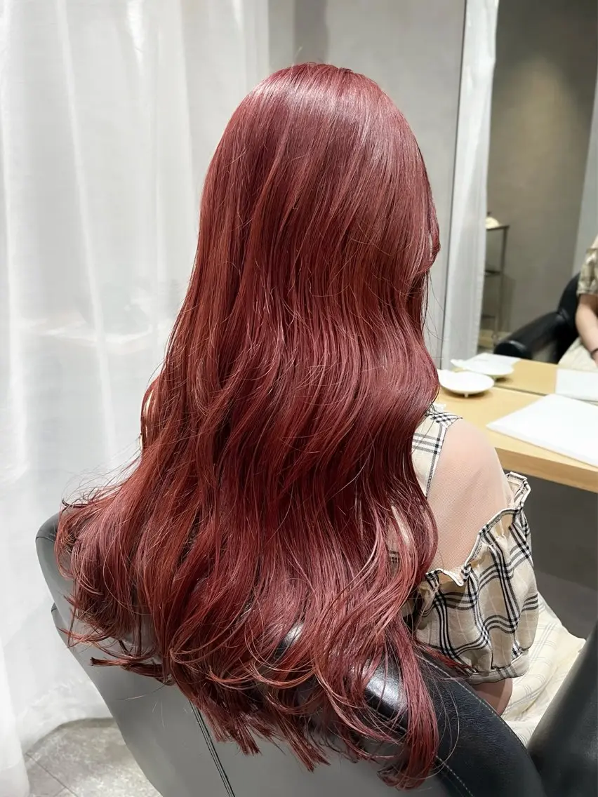 ロング カラー カット ヘアカラー 福本 梓のヘアスタイル