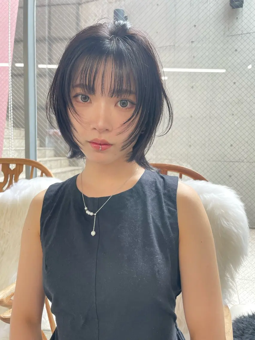 セミロング pia 薬院のヘアスタイル