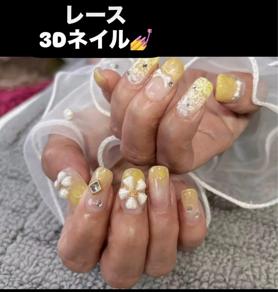 新規様限定(10名)アクリル長さ出し(ショート​〜​ミディアム)ワンカラーorラメグラ＋ストーン6ケ(オフ込み)の写真