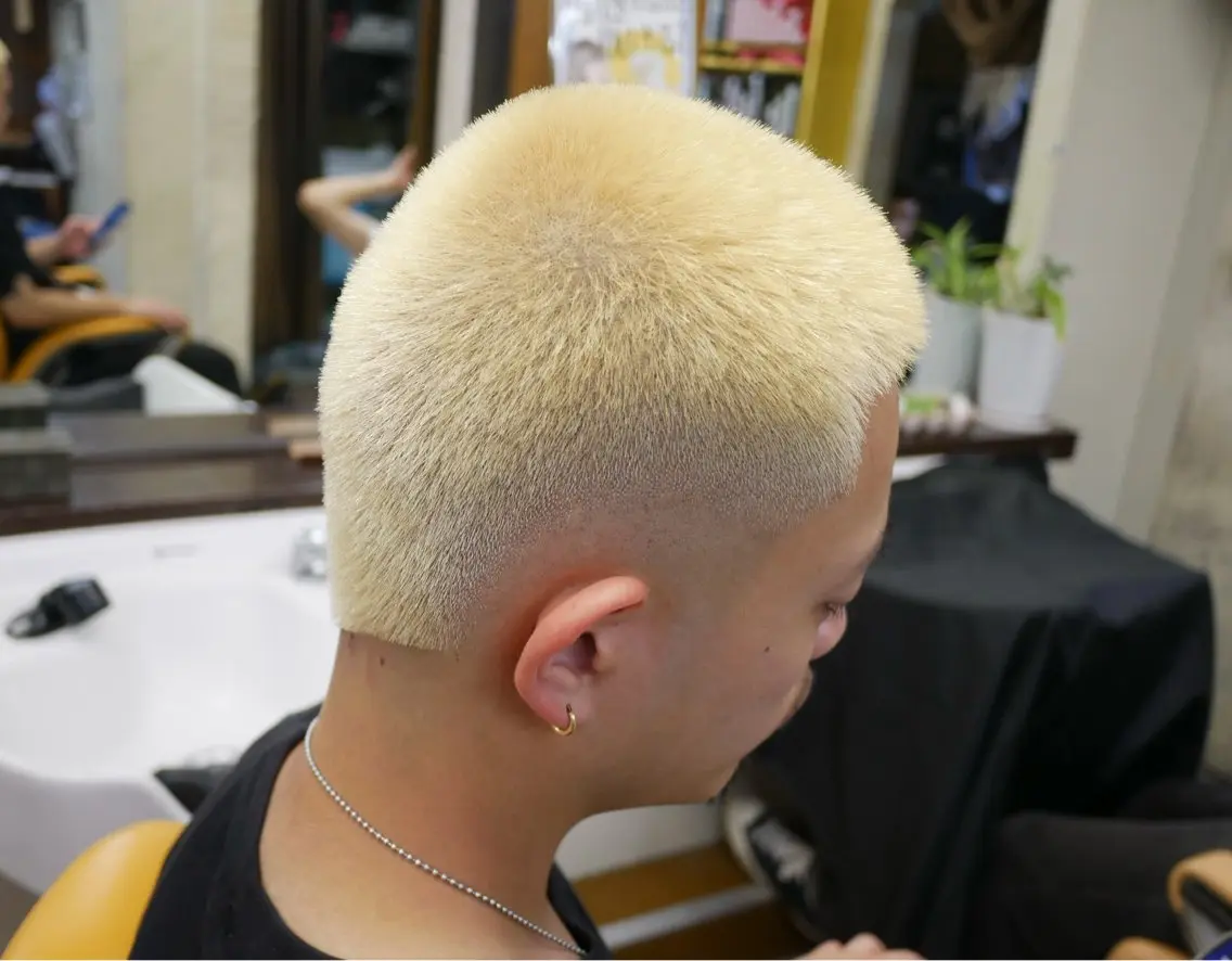 ショート メンズ フェードカット 新宿メンズカット✂︎ 能戸蒼生💈のヘアスタイル