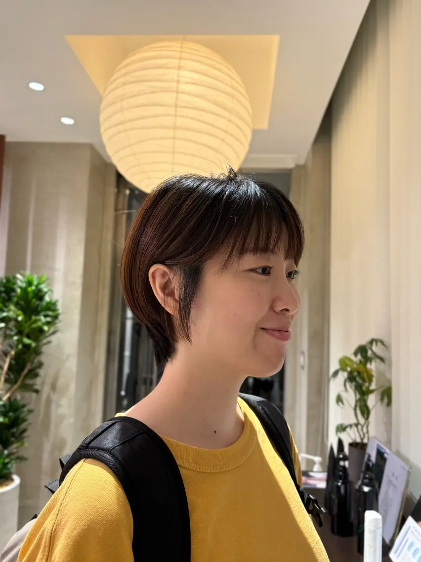 ショート アオキ サキ💫のヘアスタイル