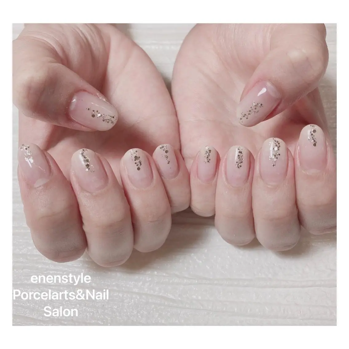 ミディアム ネイル 🐾enen style 🐾のネイルデザイン