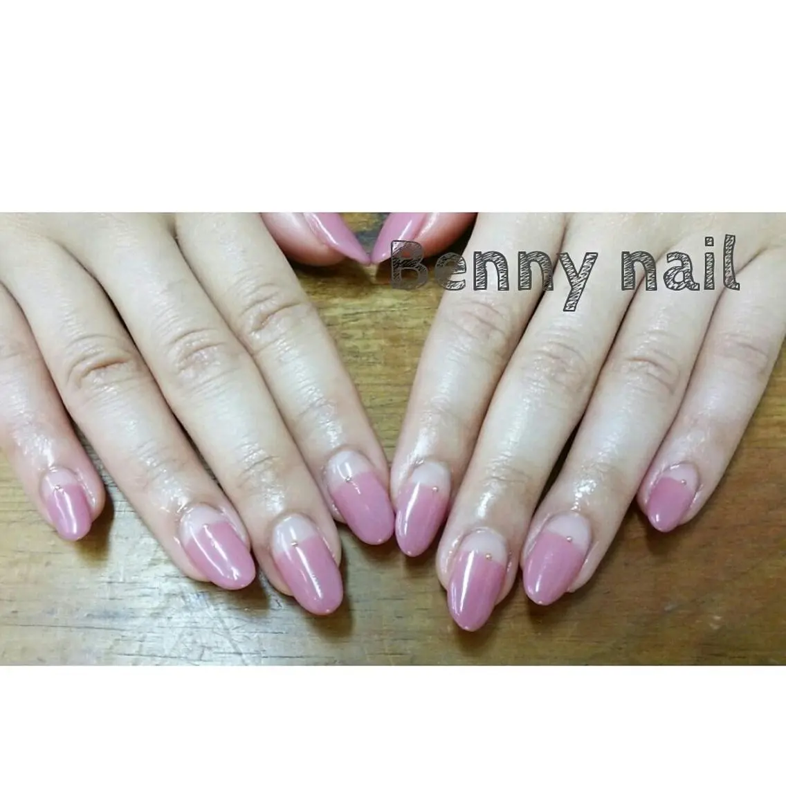 ネイル フレンチネイル 最終受付23時半 benny nailのネイルデザイン