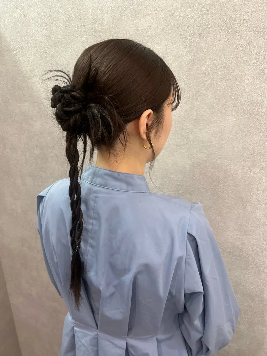似合わせフルメイク＋ヘアセットの写真