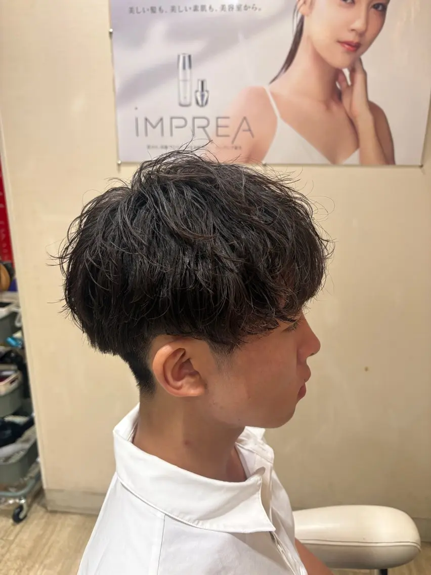 パーマ メンズ メンズパーマ 鈴木 心花のヘアスタイル