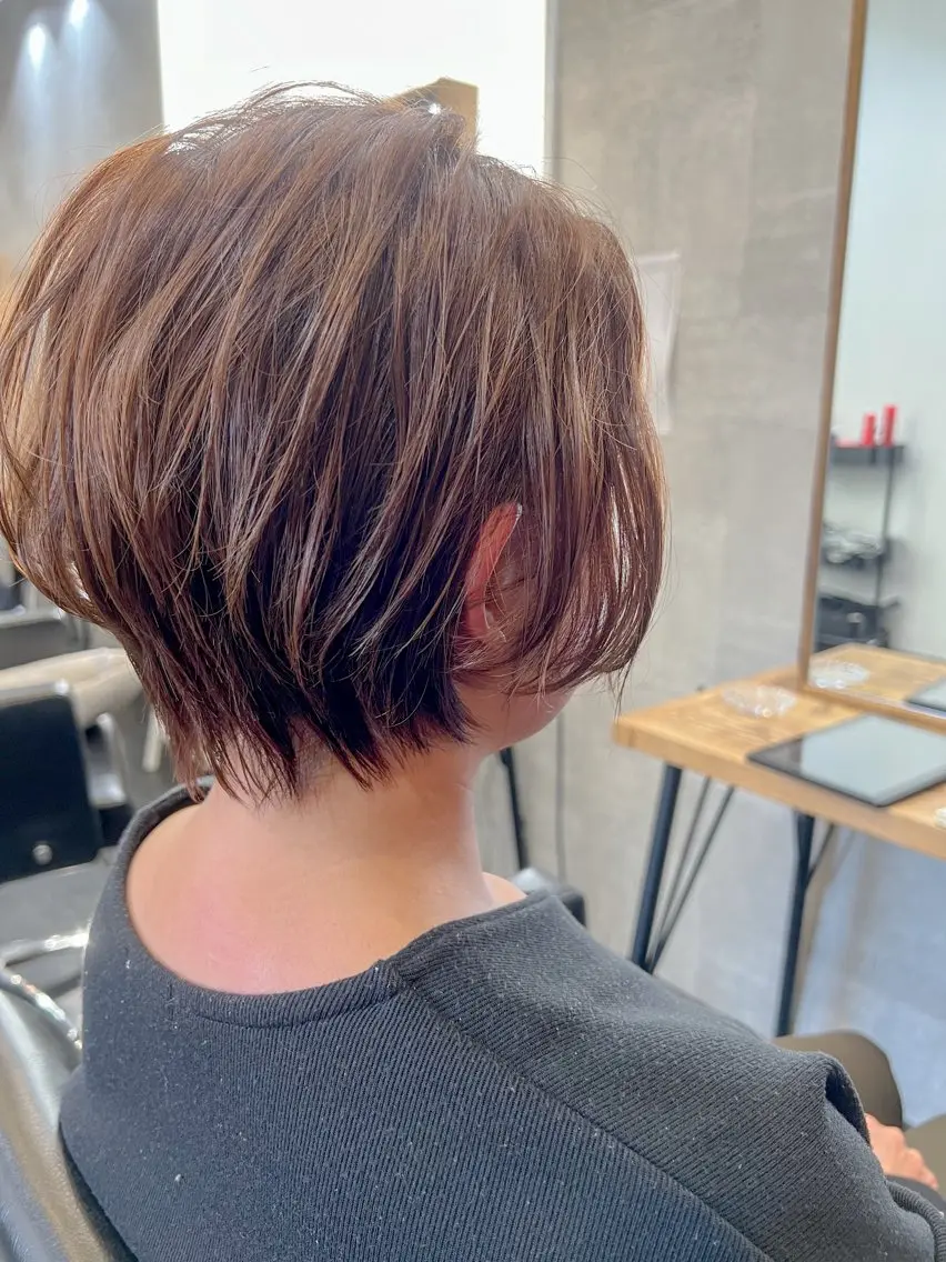 ショート カット ヘアカラー トリートメント 野澤 宏弥のヘアスタイル