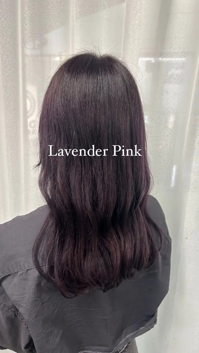 ロング カラー ブリーチ ラベンダーカラー ラベンダーピンク ピンクカラー 髪質改善 ヘアカラー Rin♡透明感ピンク 🎀白肌ラベンダーのヘアスタイル