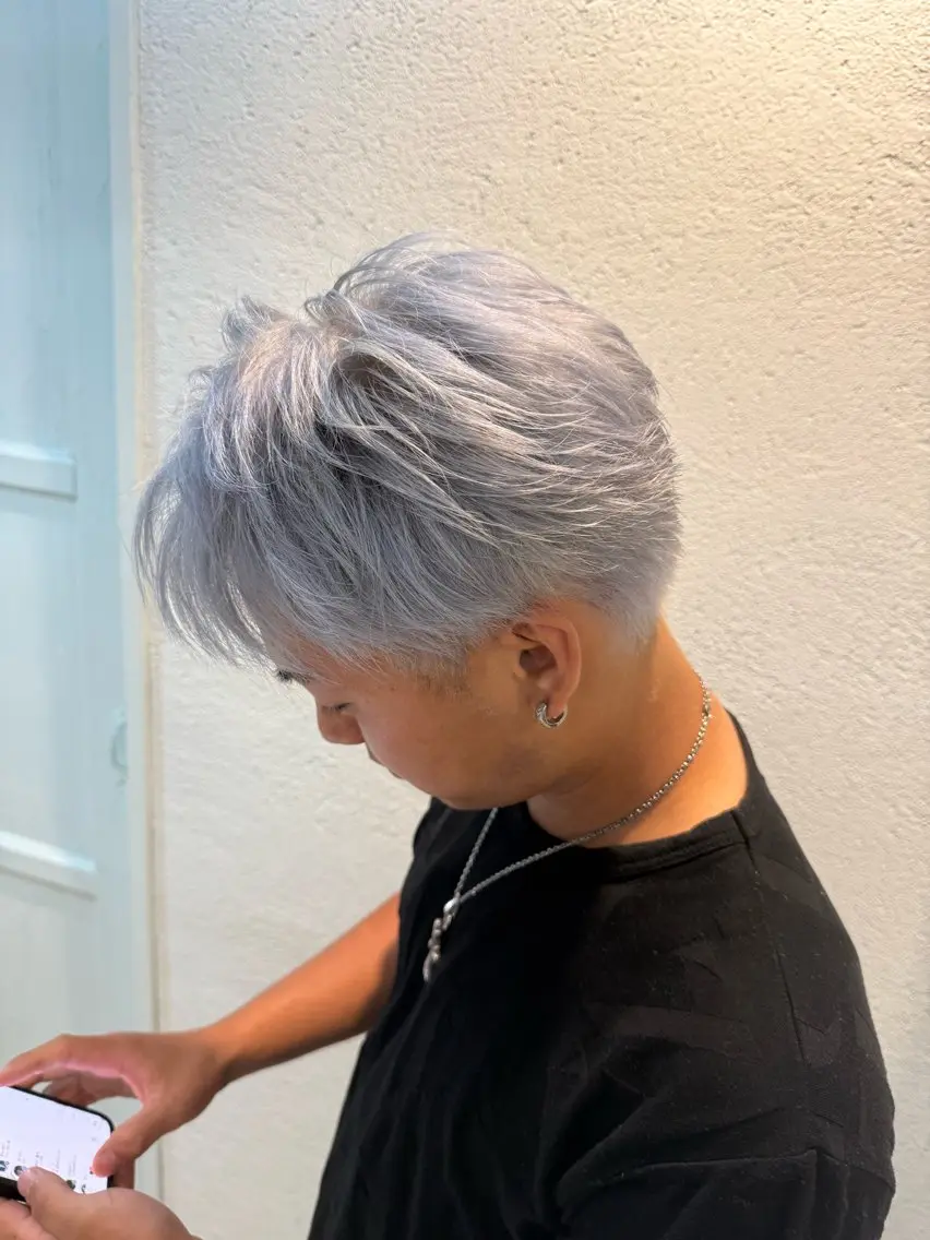 メンズ ヘアカラー 永尾 幸太郎のヘアスタイル