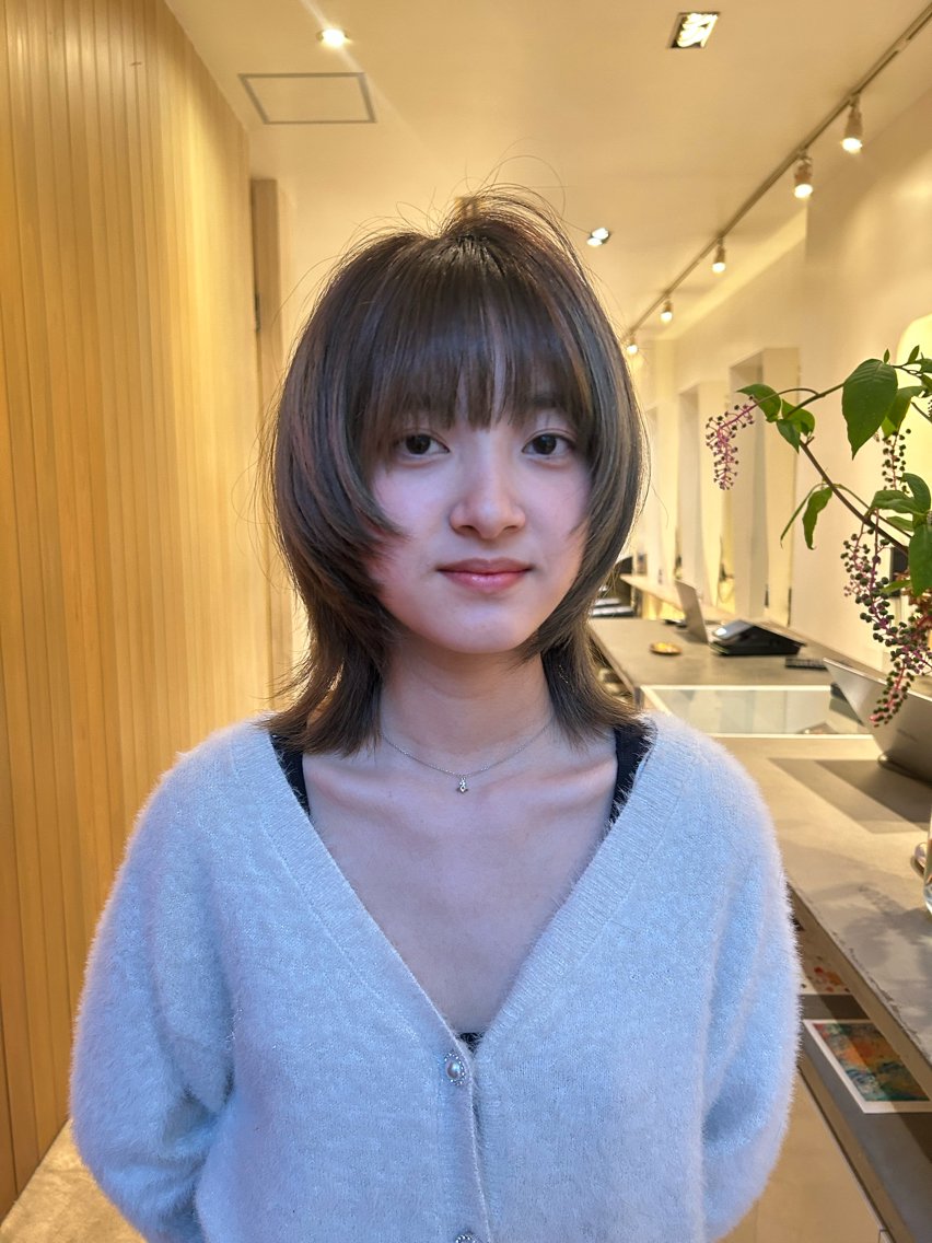 ミディアム 矢部 若葉のヘアスタイル