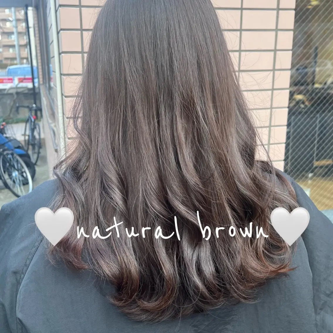 ロング ★韓国トレンドカット ★むなかたももかのヘアスタイル