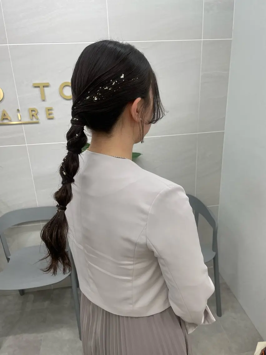 セミロング 石川 理恵のヘアスタイル