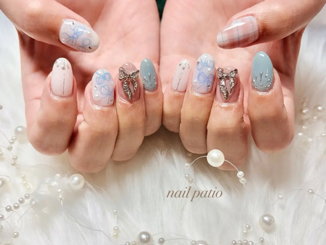 ネイル ハンドネイル nail patio 新越谷 yukiのネイルデザイン