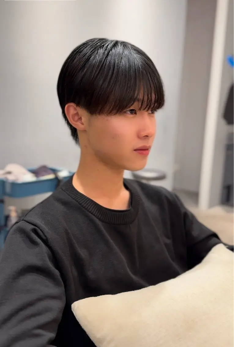 メンズ メンズ韓国風 マッシュ シースルーマッシュ メンズ特化🌀 山田玲亜のヘアスタイル