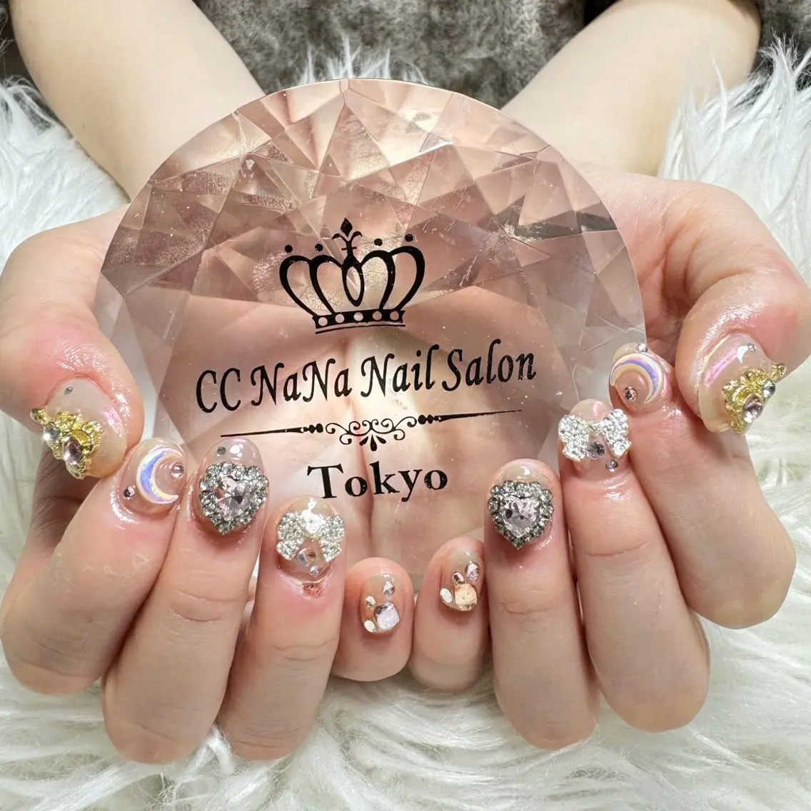 ネイル アートネイル チークネイル フラッシュネイル ジェルネイル グラデーション ハンドネイル 💎CC・NaNa 韓国風ネイル🌙Cのネイルデザイン