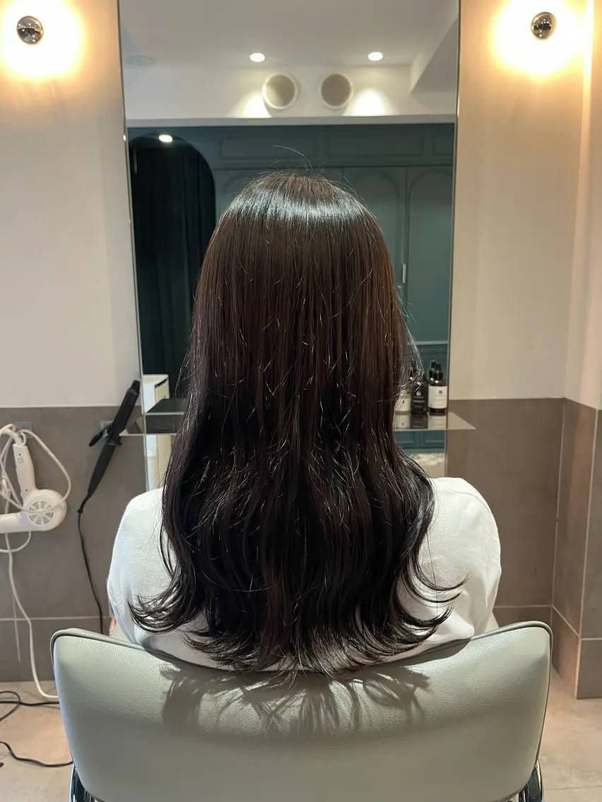 ロング カラー カット ヘアカラー トリートメント ヘアセット 🌻暖色カラー🌻 sakuraのヘアスタイル