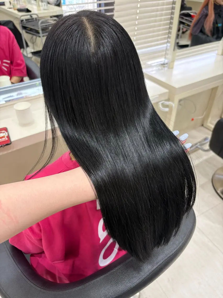 セミロング カラー ヘアカラー トリートメント 💕мei 透明感カラー💕のヘアスタイル