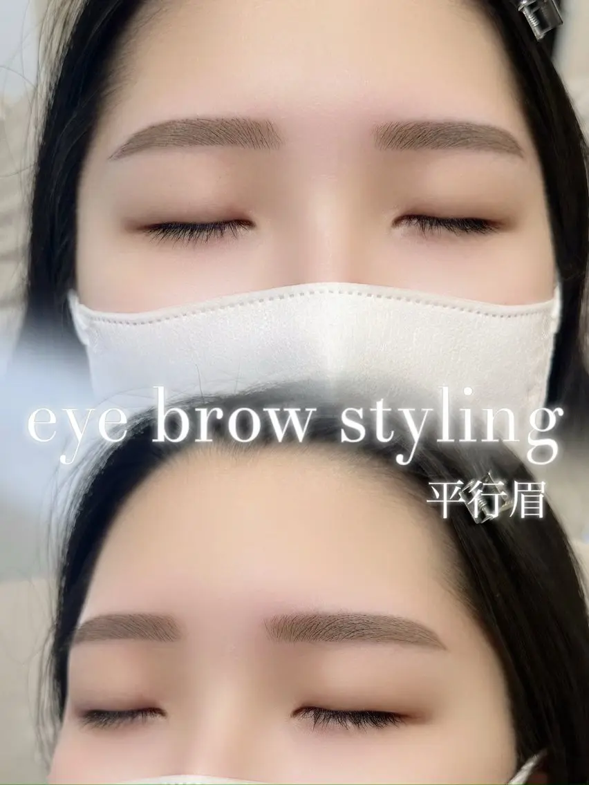 アイブロウスタイリング(WAX付き)メイクお仕上げの写真