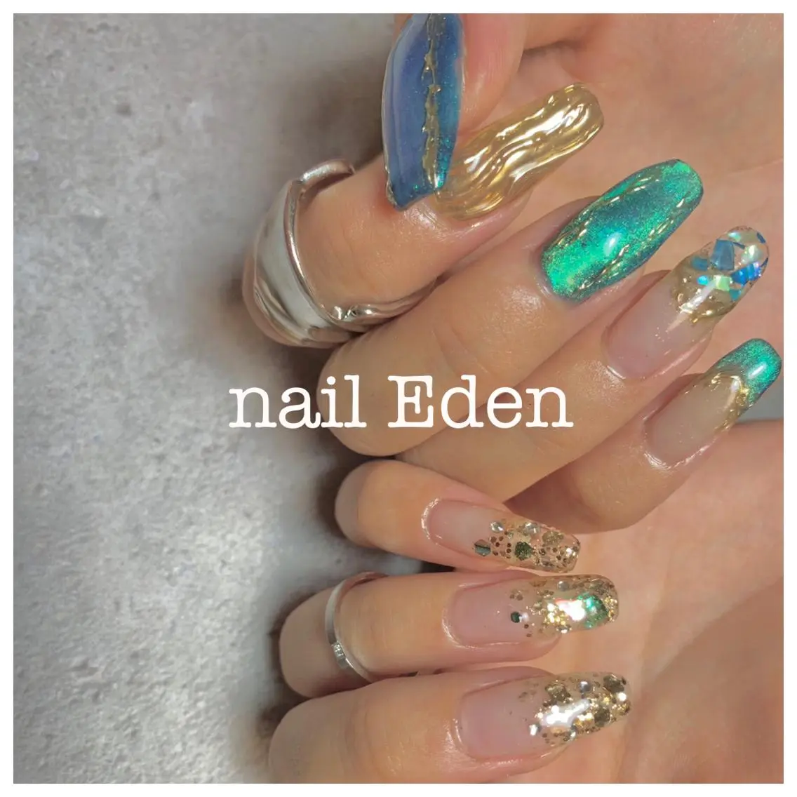 ネイル 持ち込み Eden ♾️のネイルデザイン