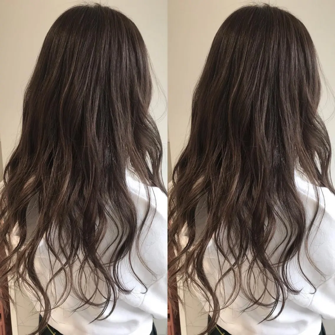 ロング カラー 小栗 麻衣のヘアスタイル