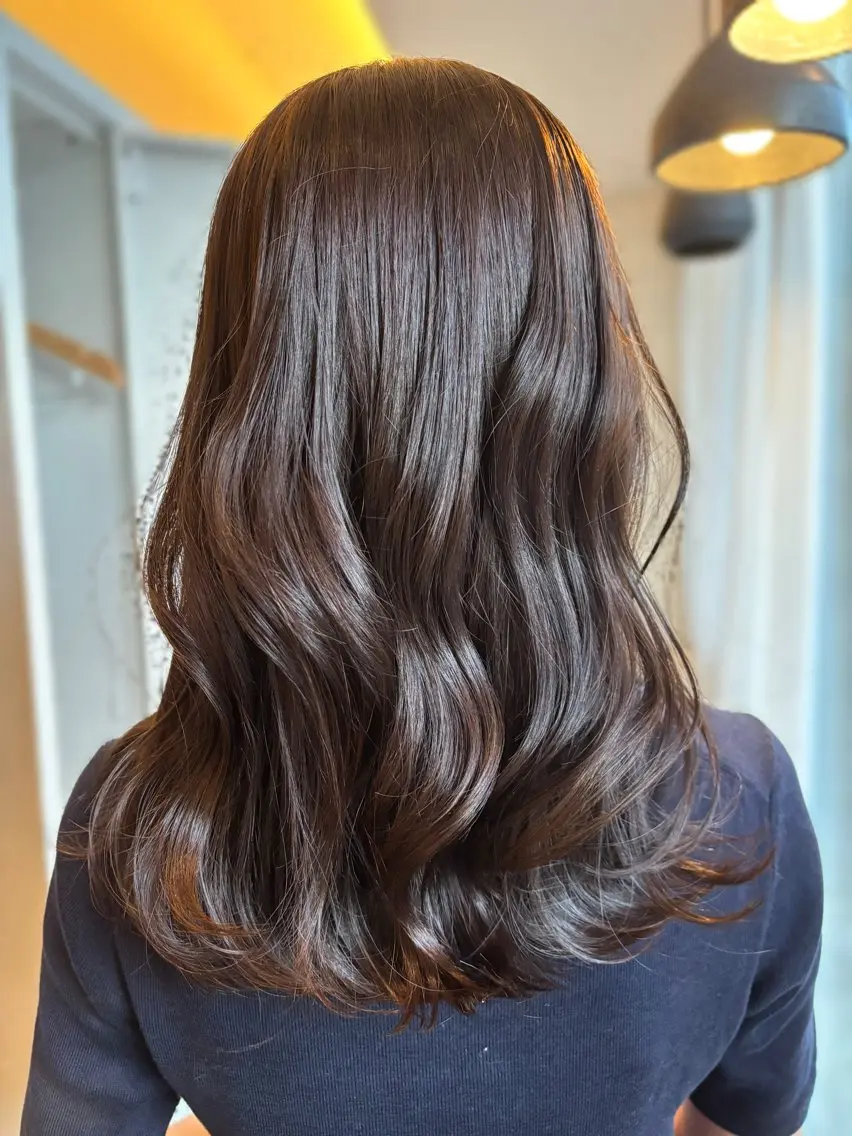 ミディアム カット ヘアカラー 透明感カラー🎀 tasty/makoのヘアスタイル