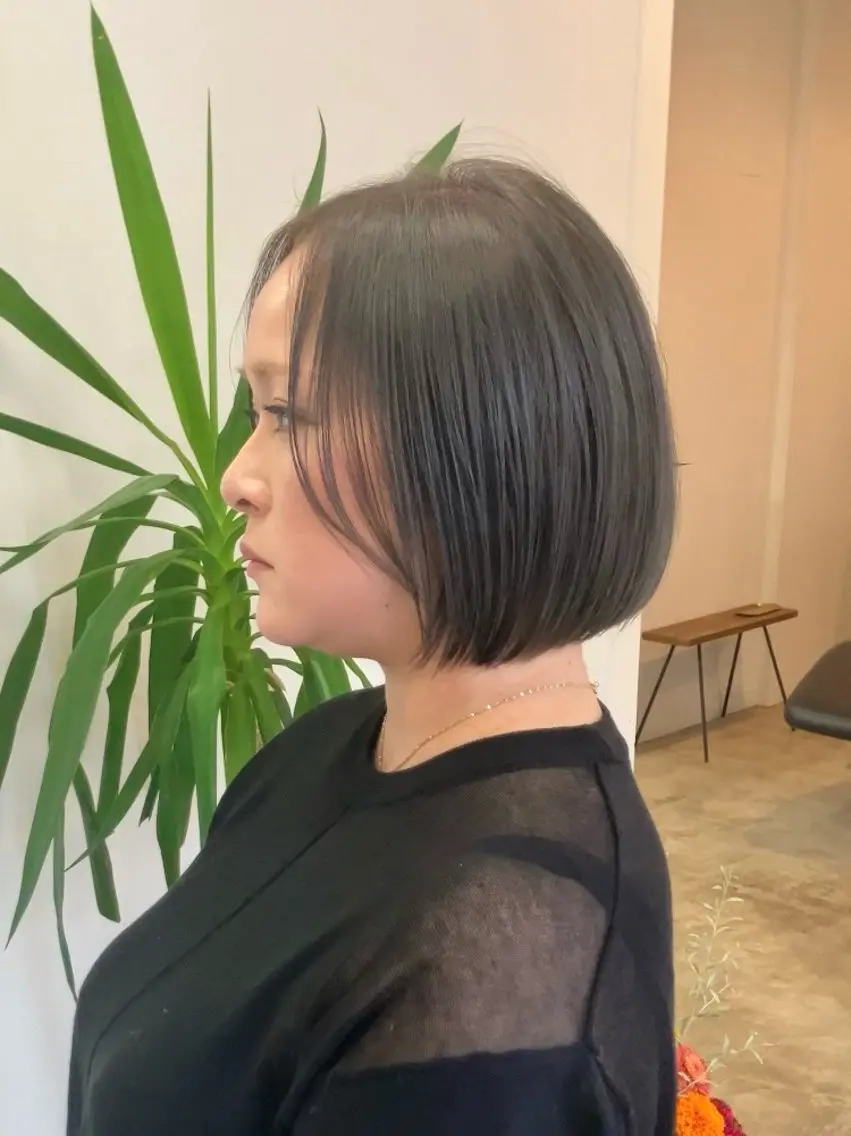 ショート ボブ ショートヘア カット ヘアカラー トリートメント 落合孝臣/新潟駅南 /髪質改善のヘアスタイル