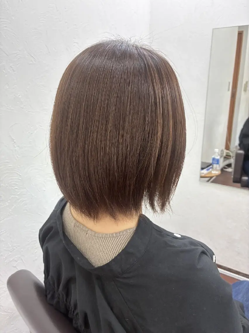 ショート トリートメント ヘッドスパ 岡本 浩子のヘアスタイル