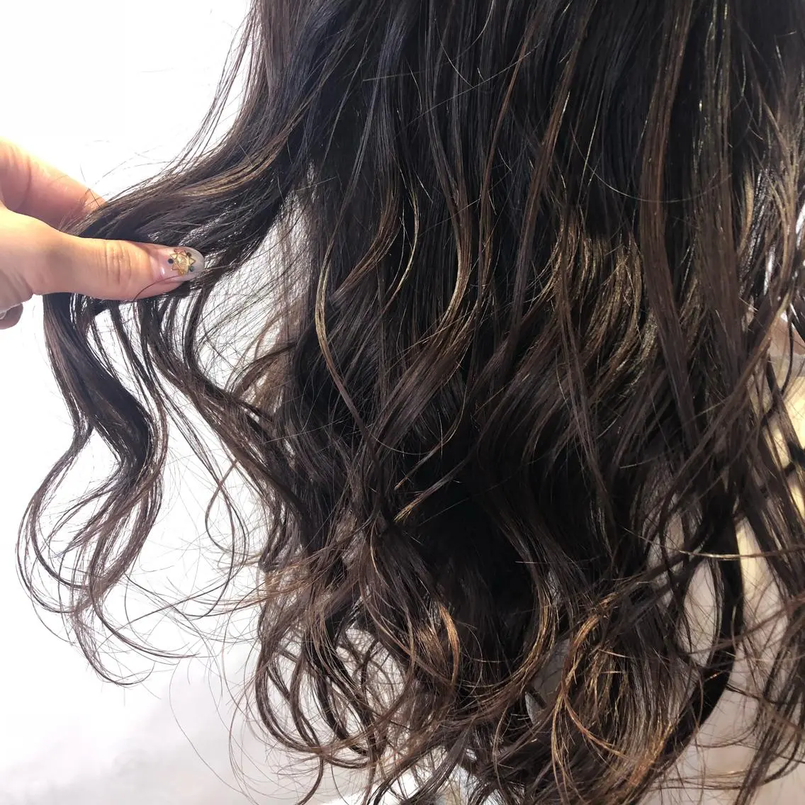 カラー イルミナカラー 小顔レイヤー/ ベージュ🤍Rieのヘアスタイル
