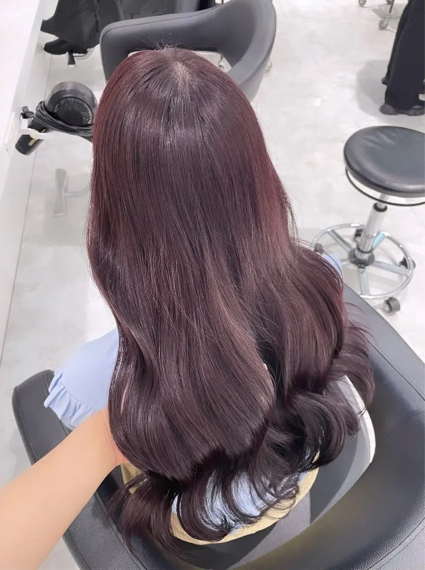 カラー 🤍ブリーチなし ブラウンhimi🤍のヘアスタイル