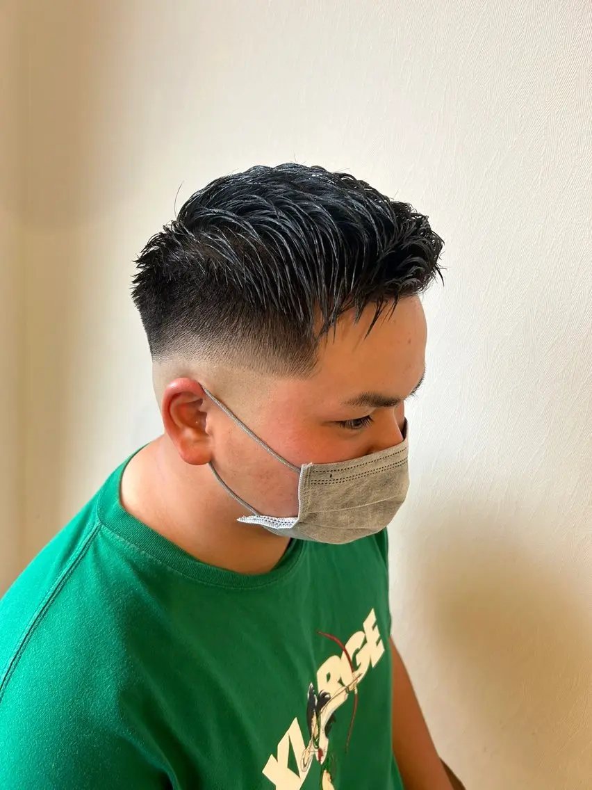 メンズカットの写真
