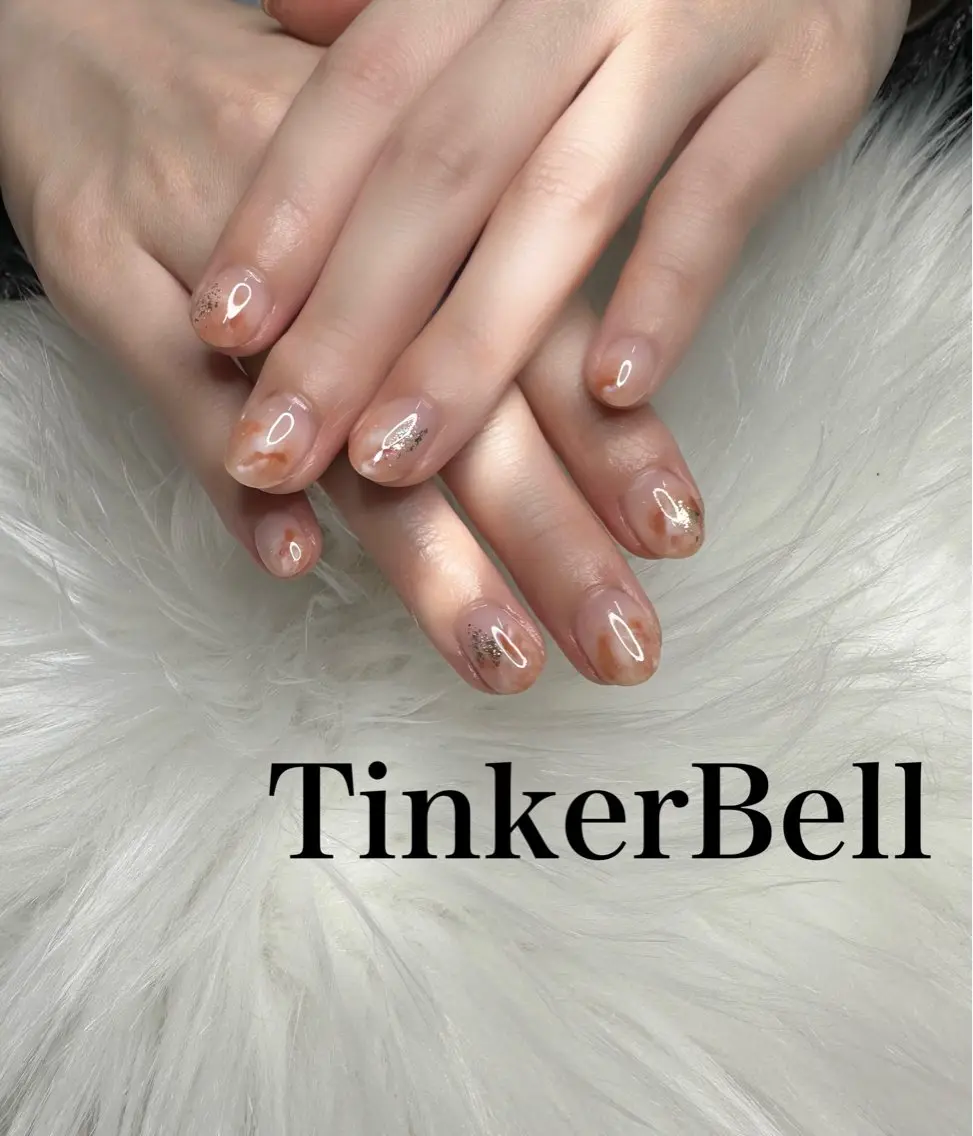 ネイル シンプルネイル ハンドネイル Tinker Bellのネイルデザイン