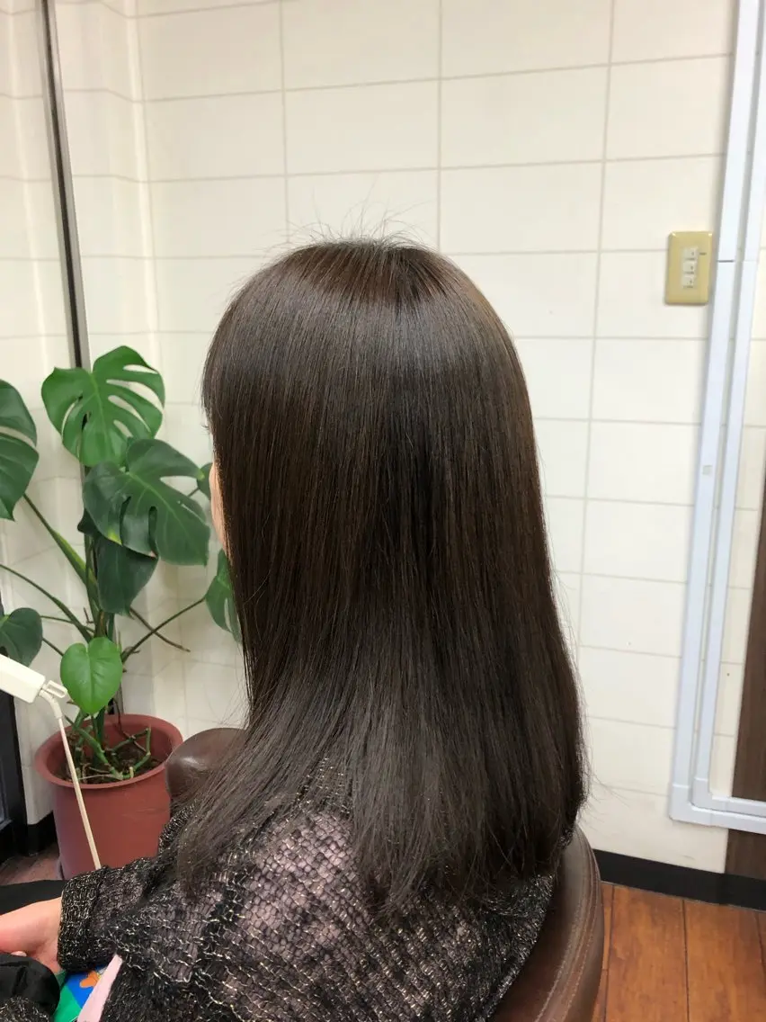 ロング キセ ワカナのヘアスタイル