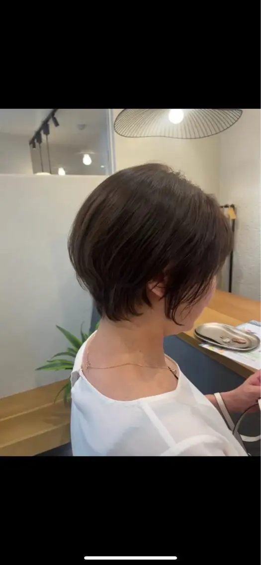 【ショートorショートボブカット】➕1stepトリートメント+アロマ付きヘッドスパ10分🌳の写真