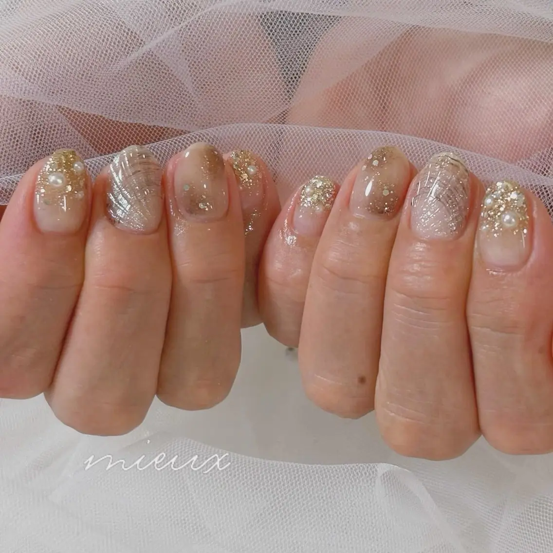 ネイル ハンドネイル nailsalon mieuxのネイルデザイン