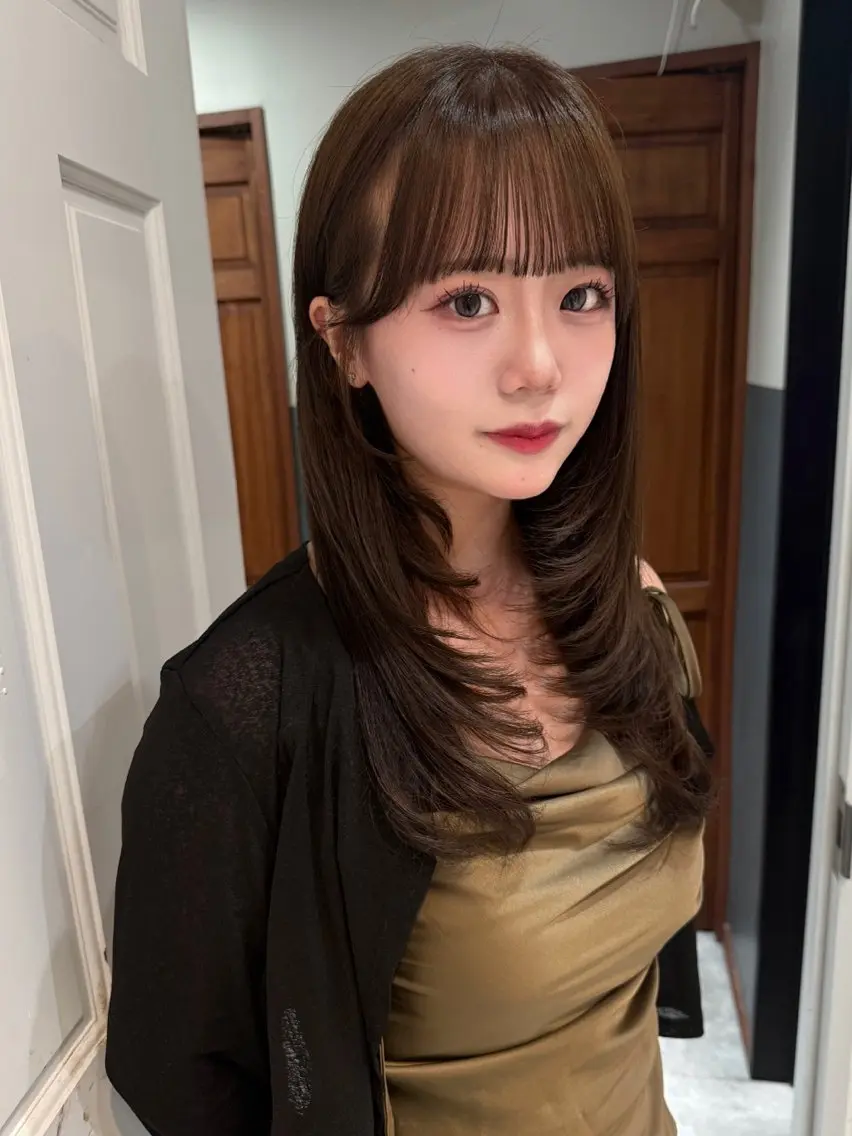 ロング カラー 似合わせカット カット ヘアカラー トリートメント mai / linoah˚✧のヘアスタイル
