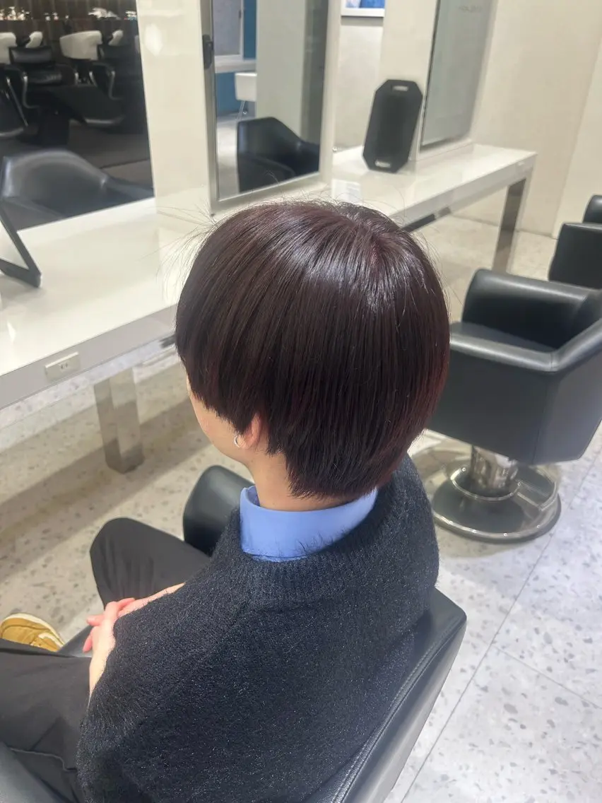メンズカット+縮毛矯正の写真